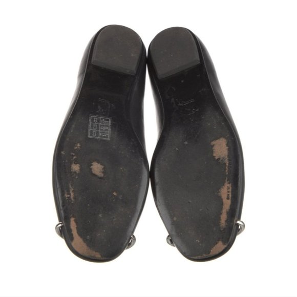 $595 Alexander Wang Leather Metal Ring Loafer Slip on Flats - Picture 3 of 6